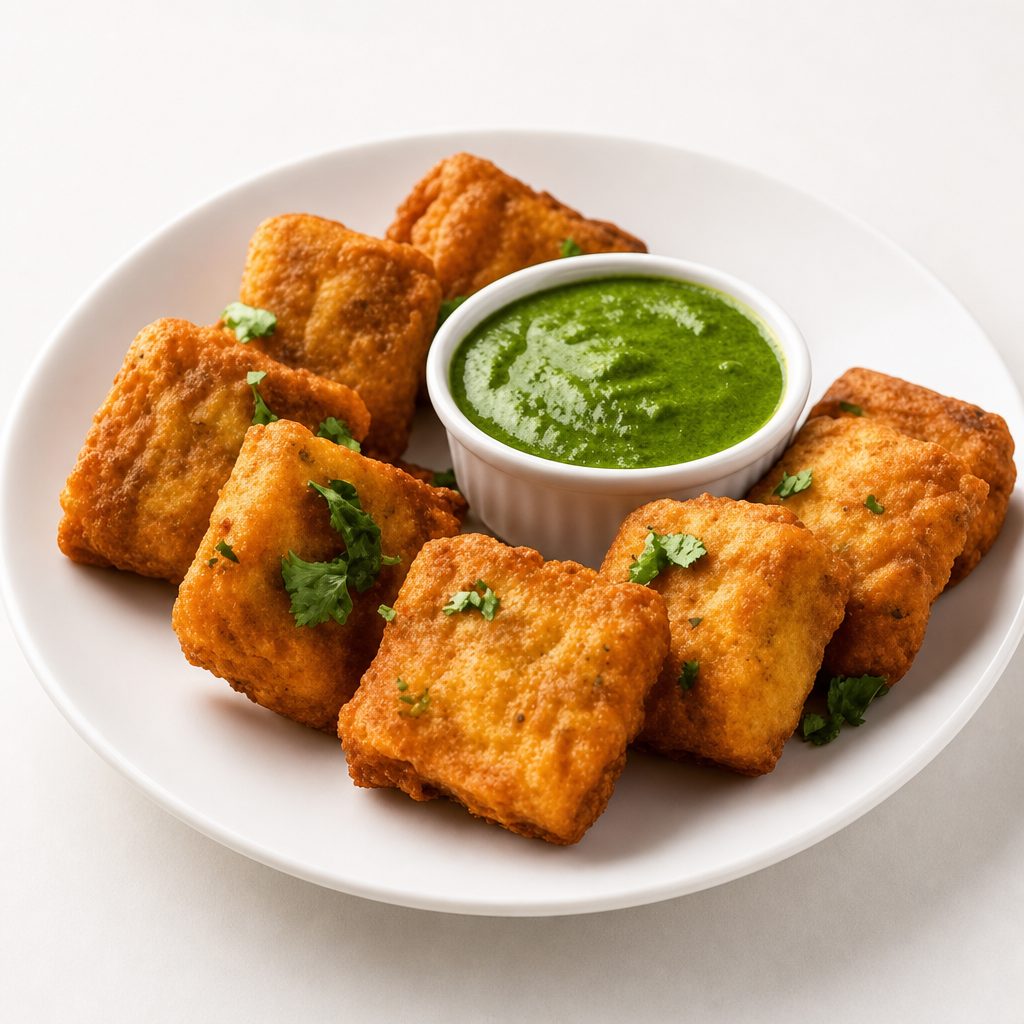 Paneer Pakoras.