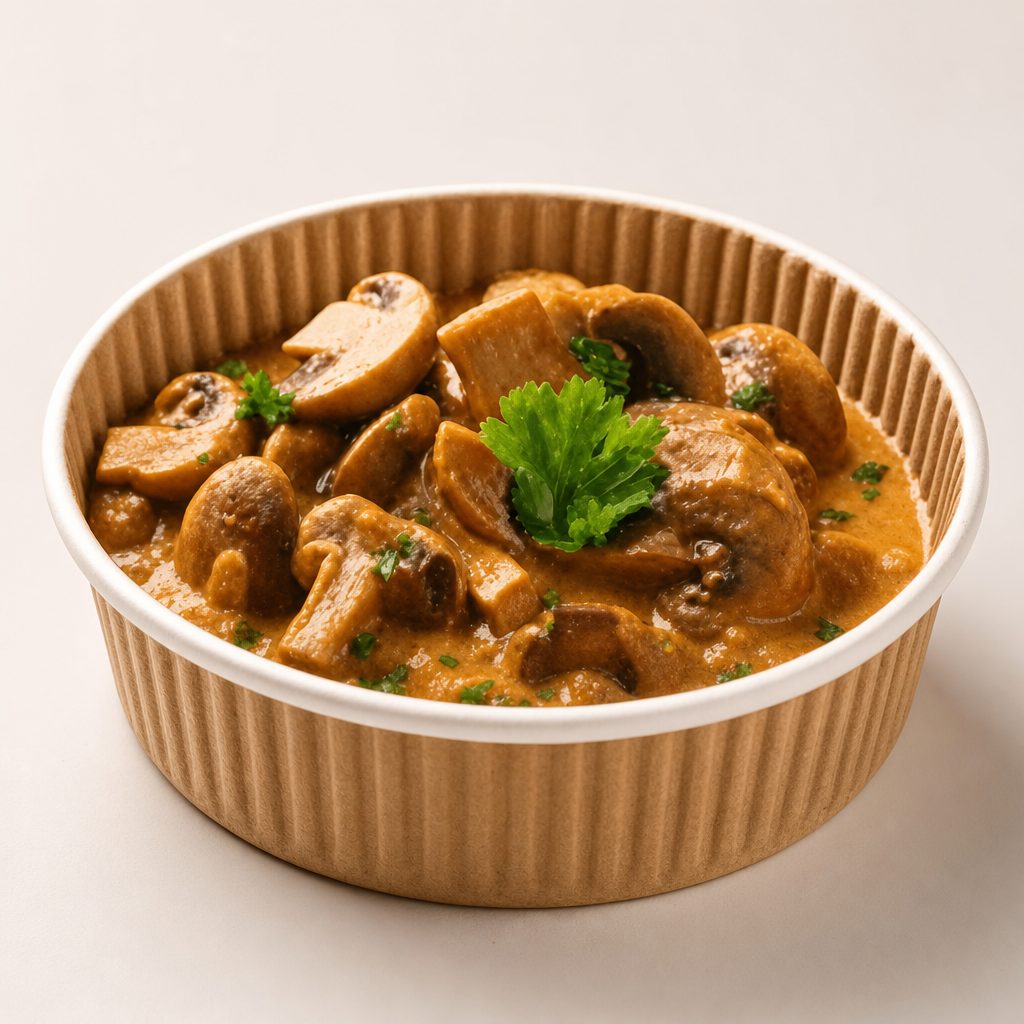 Mushroom Bhaji (V).