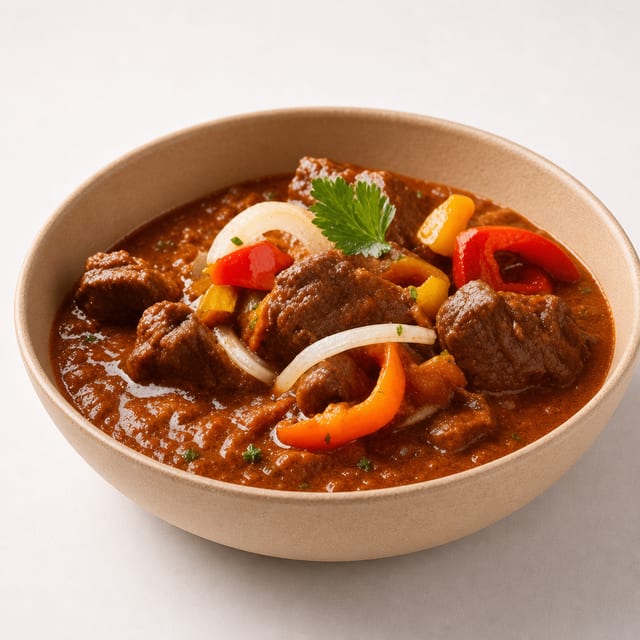 Lamb Jalfrezi.