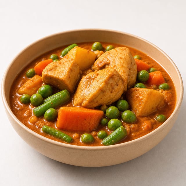 Chicken Jalfrezi.