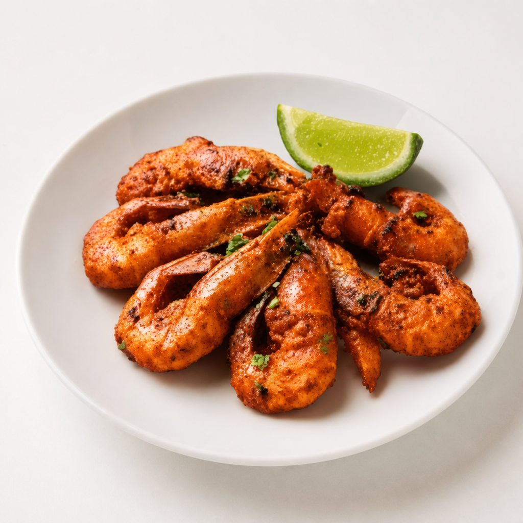 Tandoori Jumbo Shrimps.