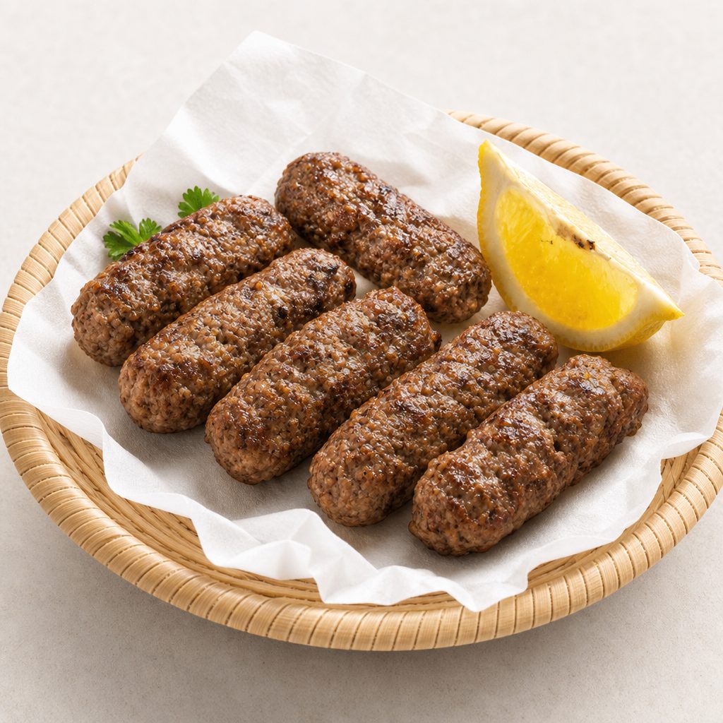 Lamb Seekh Kabab.