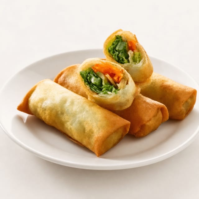 Veg Spring Roll (V).