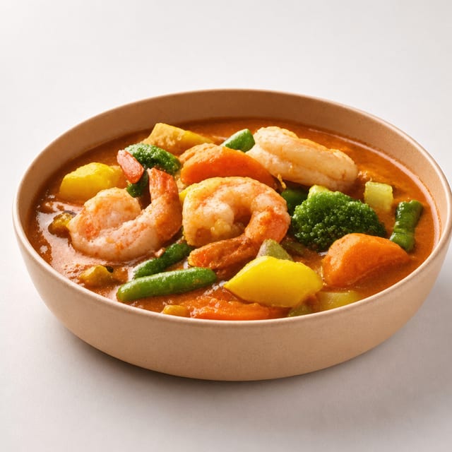 Shrimp Jalfrezi.