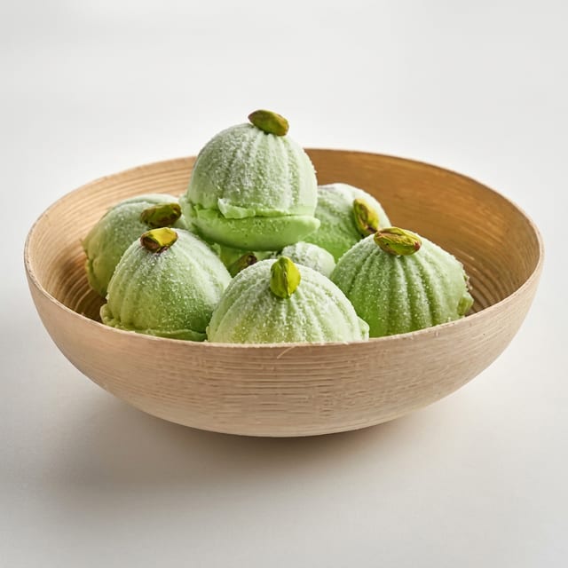 Pistachio Kulfi.
