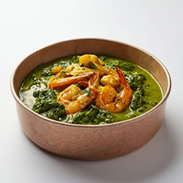 Shrimp Saag.