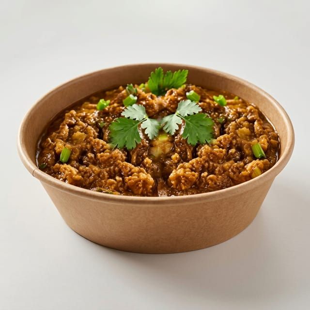 Eggplant Curry (With Or Without Potatoes) (V).