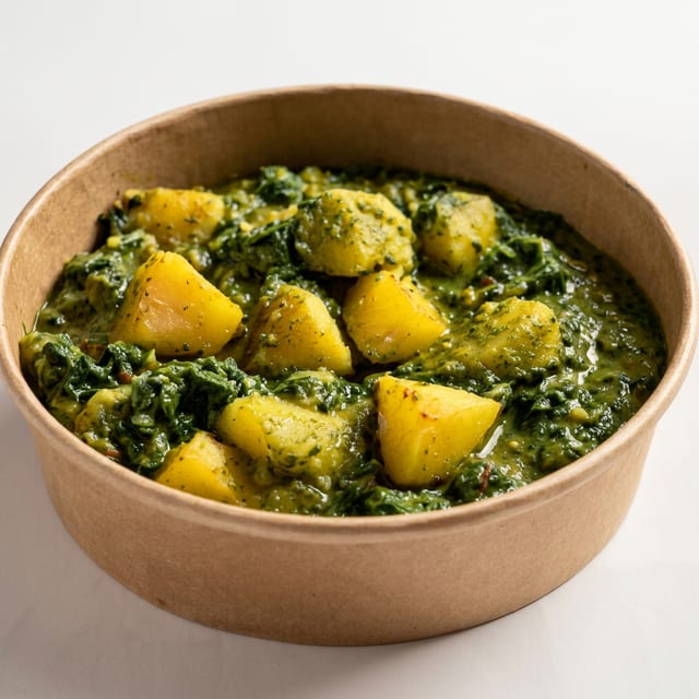 Saag Aloo (V).