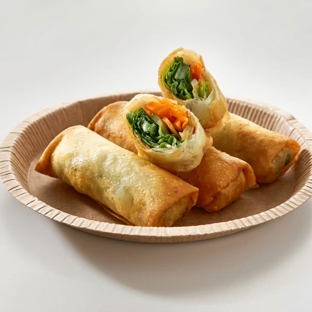 Veg Spring Roll (V).